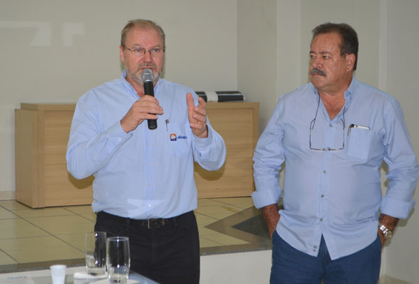 Presidente da Abapa, Celestino Zanella e Presidente da Fundação Bahia, Ademar Marçal