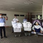 Entrega de 300 toalhas ao Hospital Santo Antônio